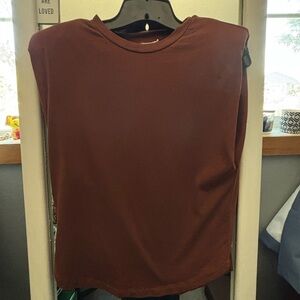 Good American Padded Shoulder Tank